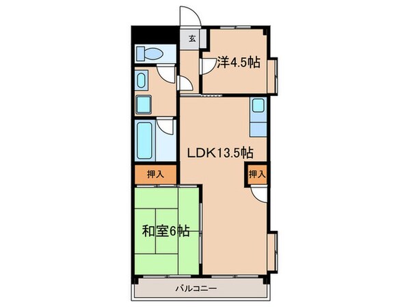 ロイヤル前山の物件間取画像